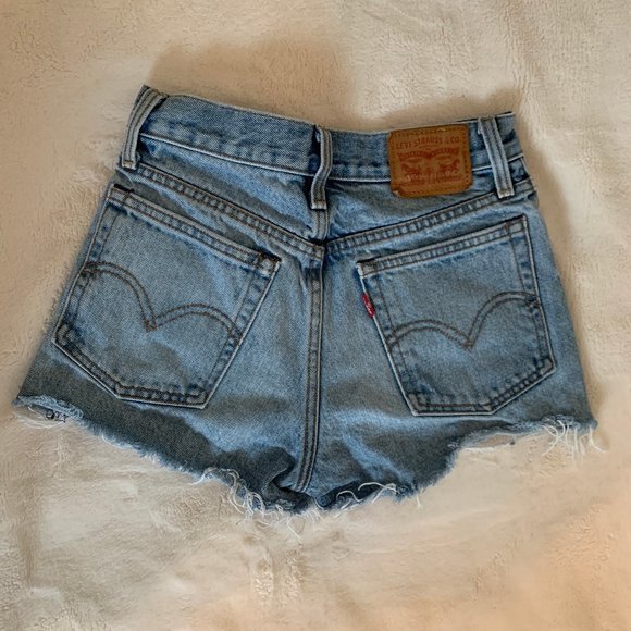 Vintage Levi's Cutoff Denim Shorts - Picture 3 of 4